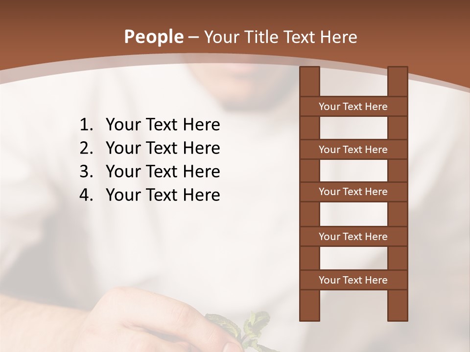 Serve Plate Business PowerPoint Template