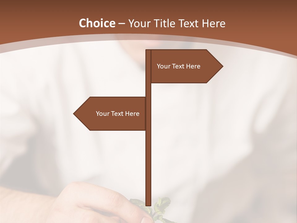 Serve Plate Business PowerPoint Template