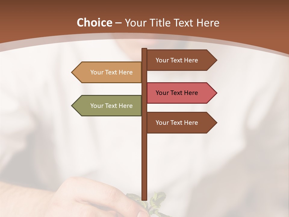 Serve Plate Business PowerPoint Template