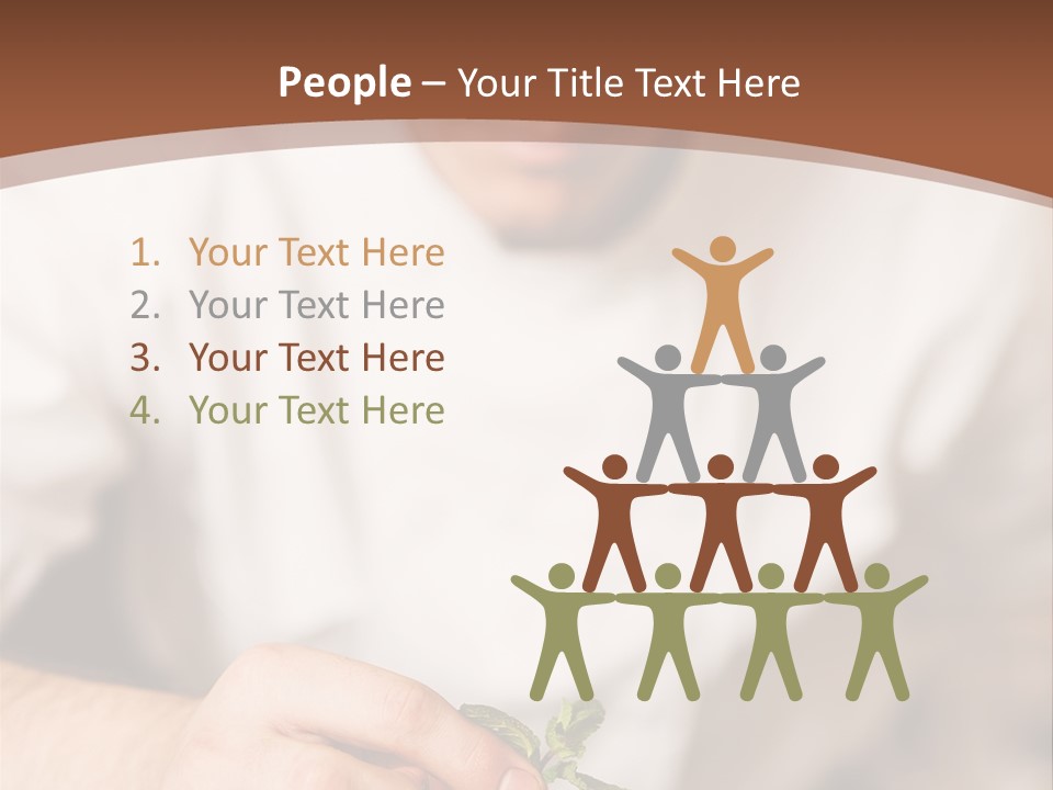 Serve Plate Business PowerPoint Template