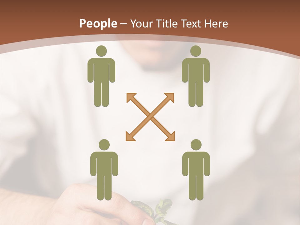 Serve Plate Business PowerPoint Template