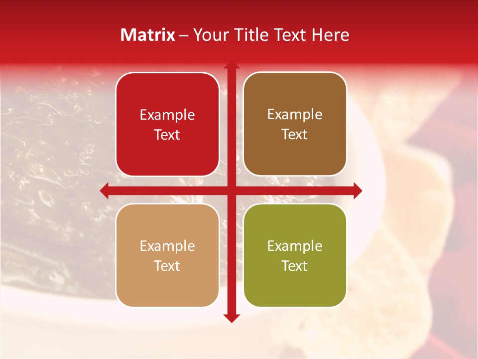 Ingredient Red Velvet Green PowerPoint Template