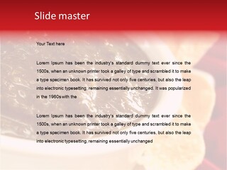 Ingredient Red Velvet Green PowerPoint Template