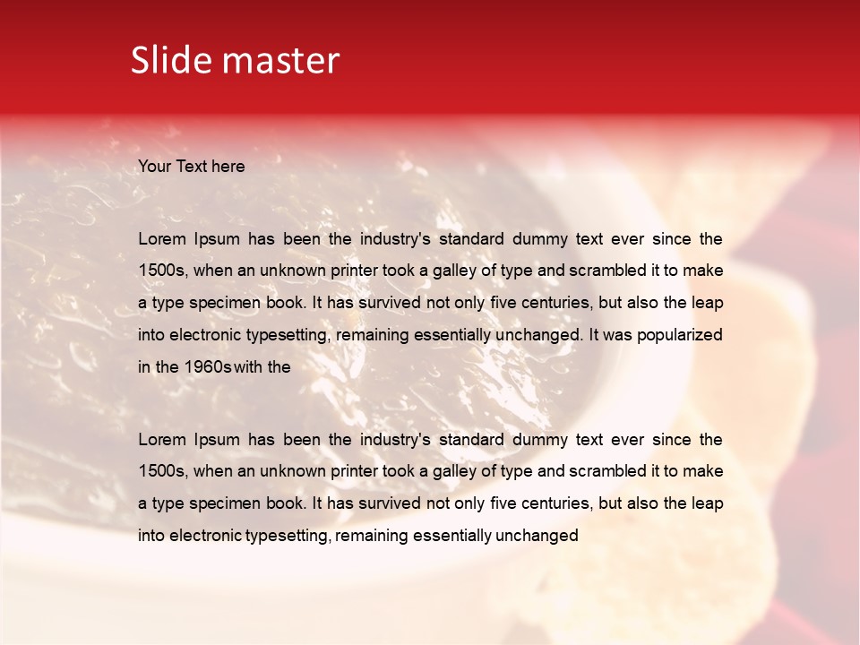 Ingredient Red Velvet Green PowerPoint Template