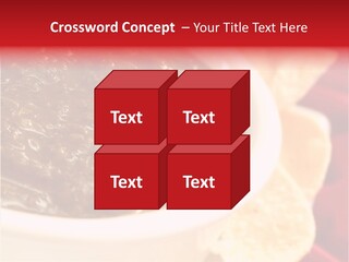 Ingredient Red Velvet Green PowerPoint Template