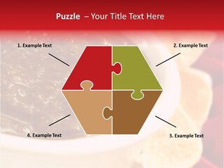 Ingredient Red Velvet Green PowerPoint Template