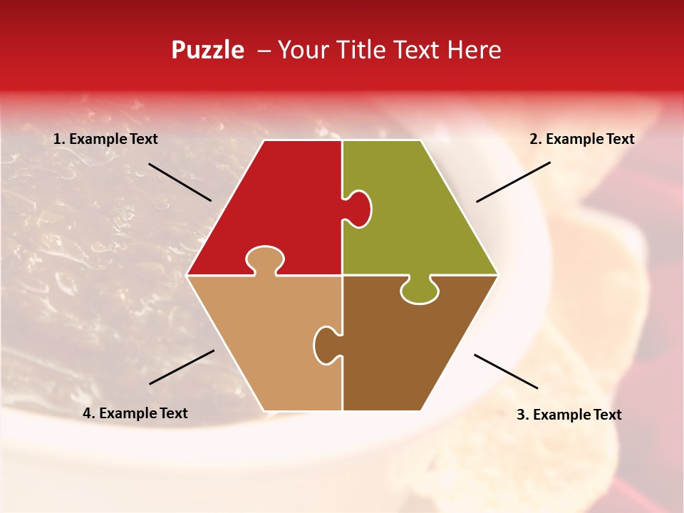 Ingredient Red Velvet Green PowerPoint Template