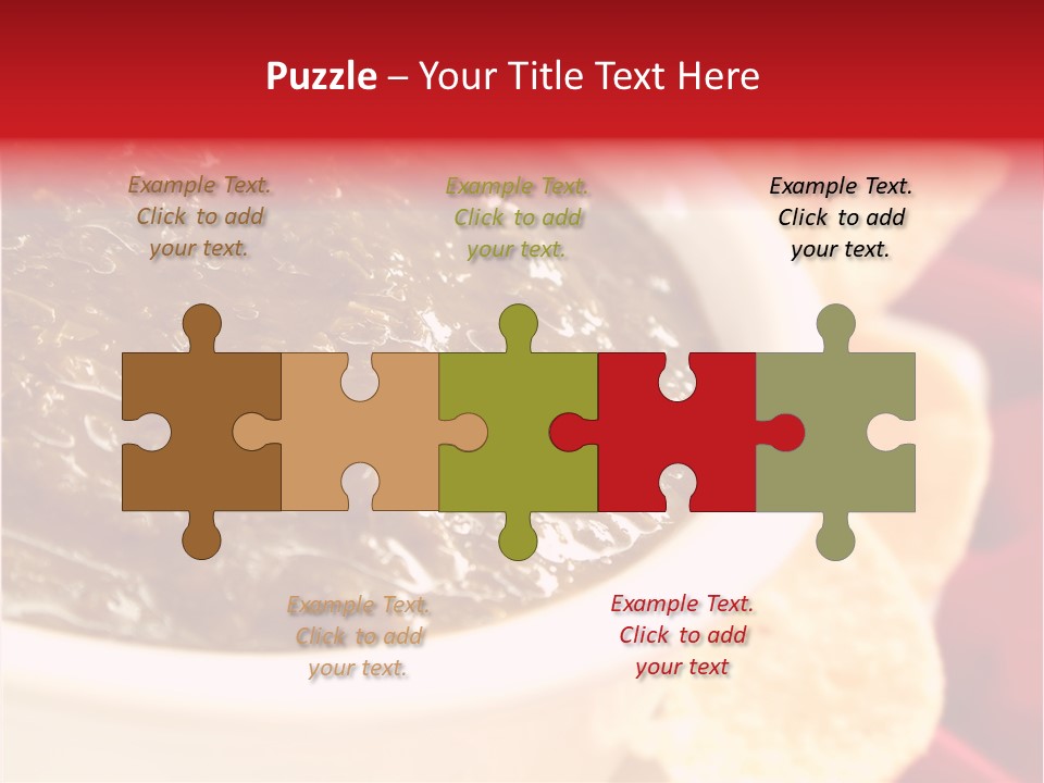 Ingredient Red Velvet Green PowerPoint Template