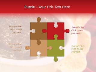 Ingredient Red Velvet Green PowerPoint Template