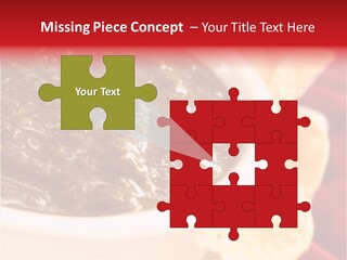 Ingredient Red Velvet Green PowerPoint Template