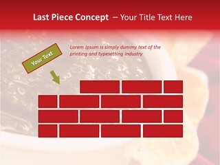 Ingredient Red Velvet Green PowerPoint Template