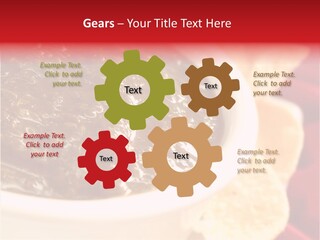Ingredient Red Velvet Green PowerPoint Template