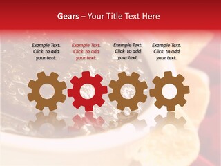 Ingredient Red Velvet Green PowerPoint Template