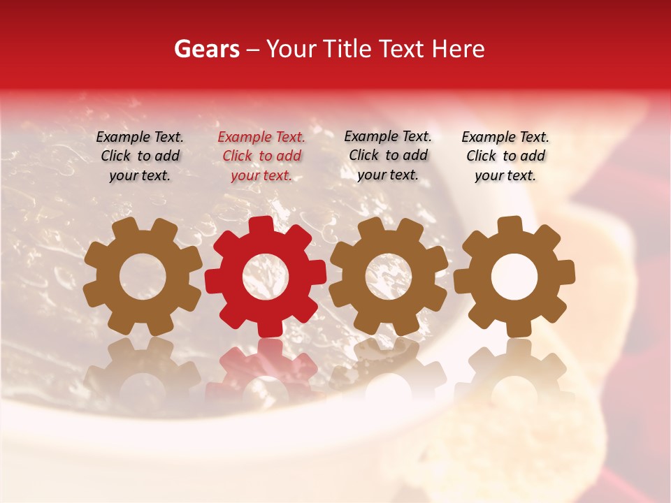 Ingredient Red Velvet Green PowerPoint Template