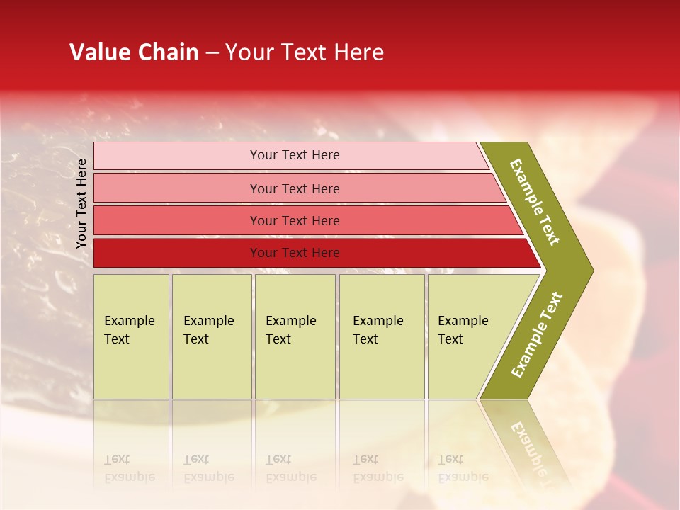 Ingredient Red Velvet Green PowerPoint Template