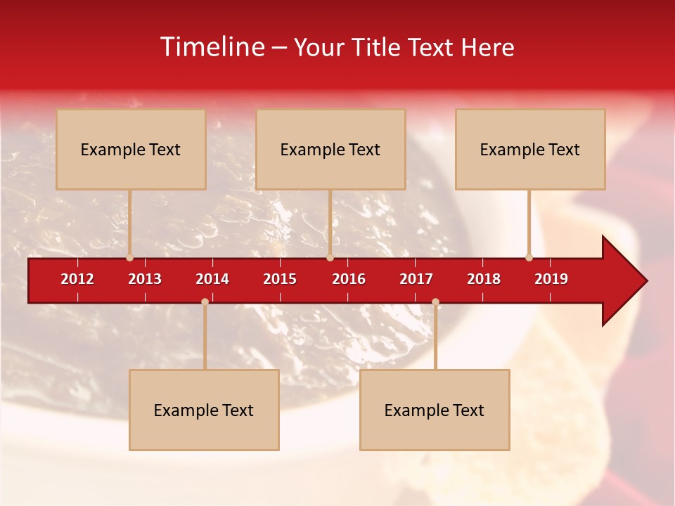 Ingredient Red Velvet Green PowerPoint Template