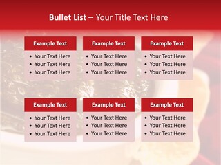 Ingredient Red Velvet Green PowerPoint Template