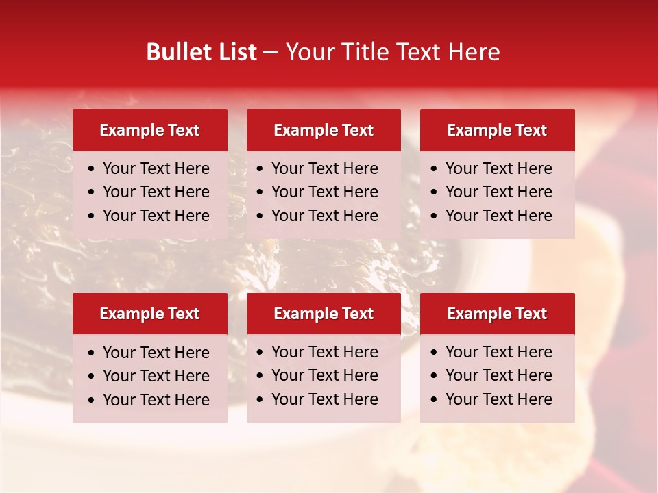 Ingredient Red Velvet Green PowerPoint Template