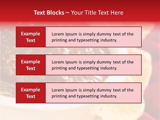 Ingredient Red Velvet Green PowerPoint Template