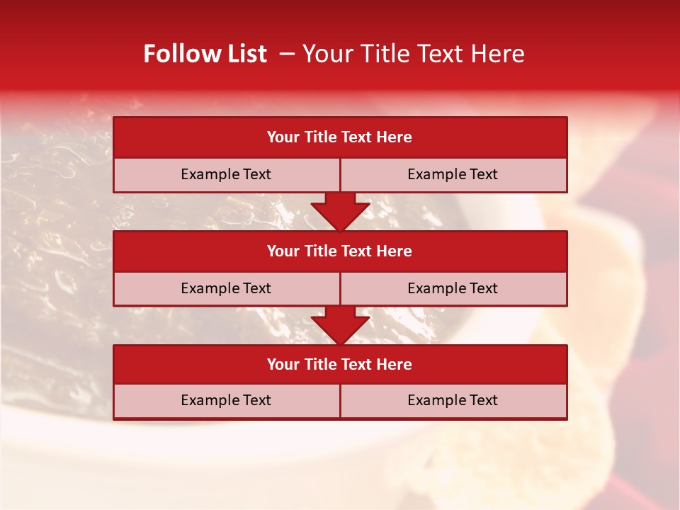 Ingredient Red Velvet Green PowerPoint Template