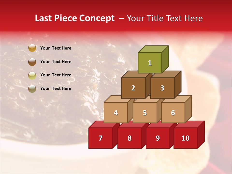 Ingredient Red Velvet Green PowerPoint Template