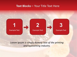 Ingredient Red Velvet Green PowerPoint Template