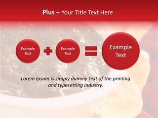 Ingredient Red Velvet Green PowerPoint Template