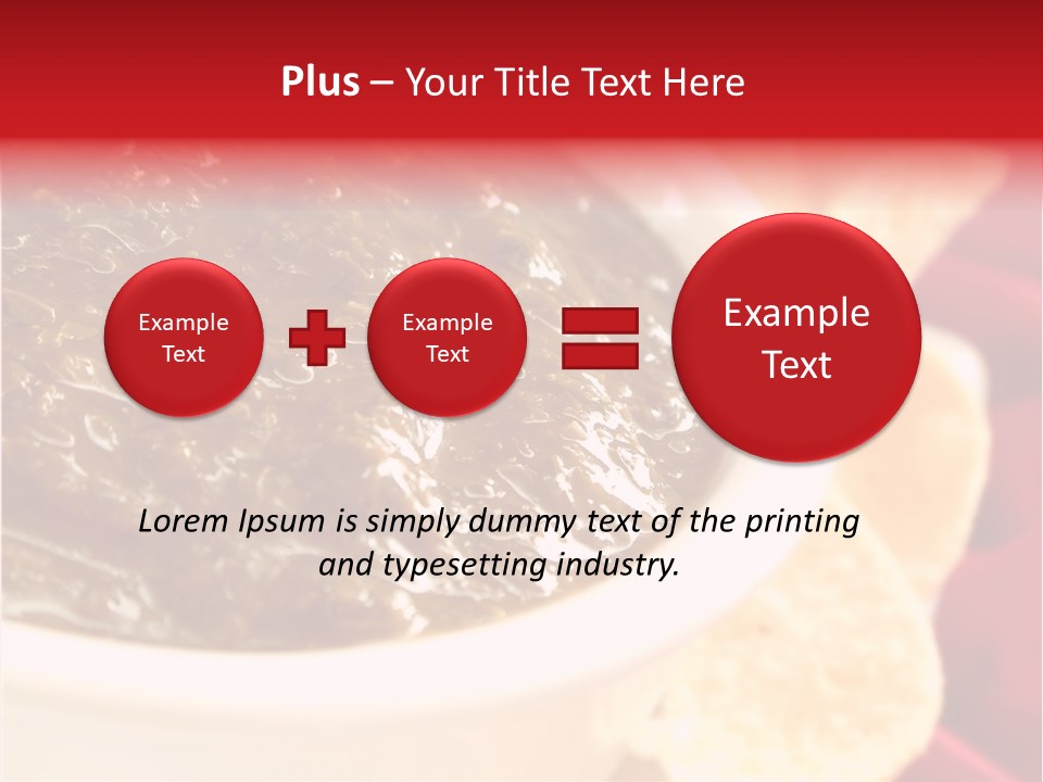 Ingredient Red Velvet Green PowerPoint Template