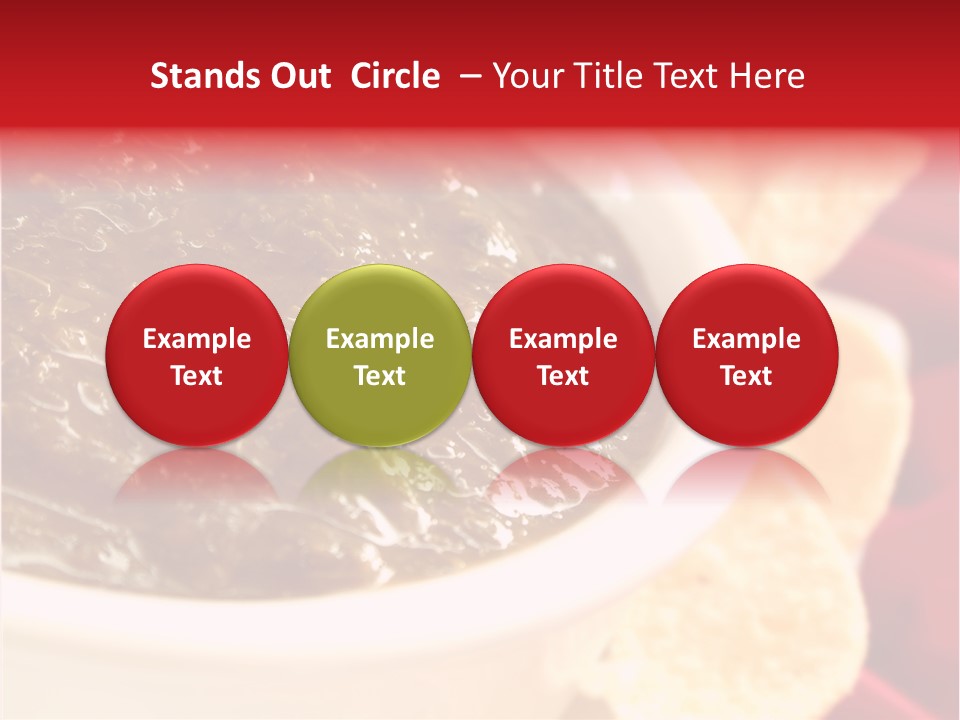 Ingredient Red Velvet Green PowerPoint Template