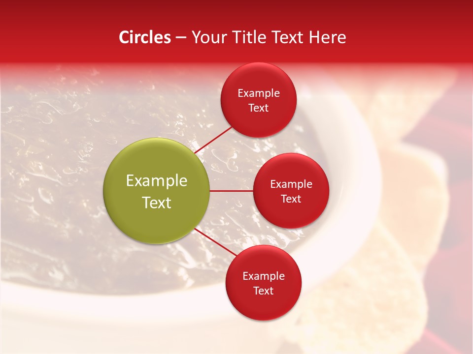 Ingredient Red Velvet Green PowerPoint Template