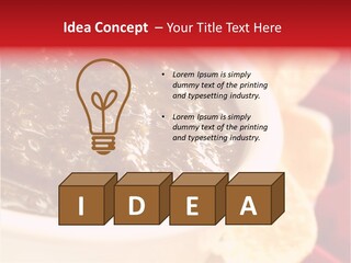 Ingredient Red Velvet Green PowerPoint Template