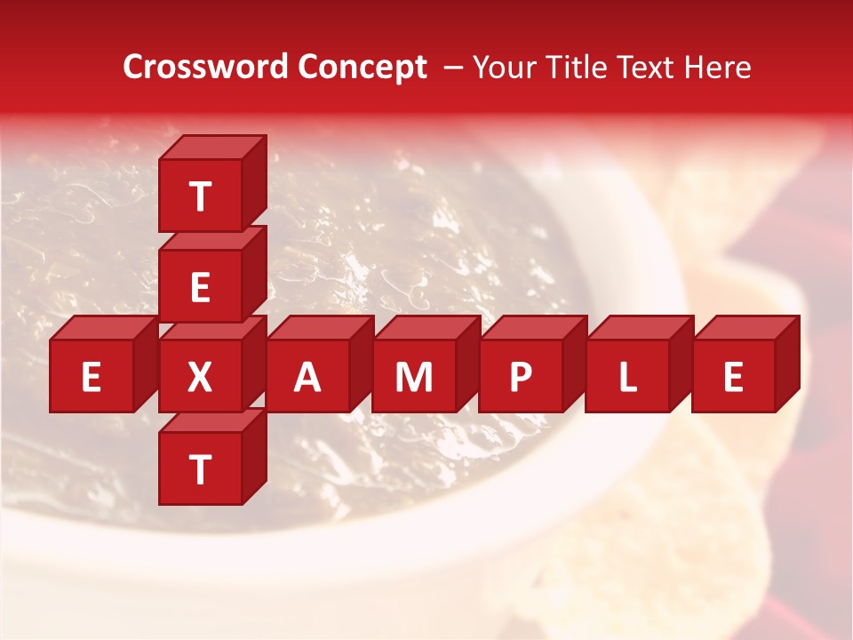 Ingredient Red Velvet Green PowerPoint Template