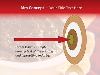 Ingredient Red Velvet Green PowerPoint Template
