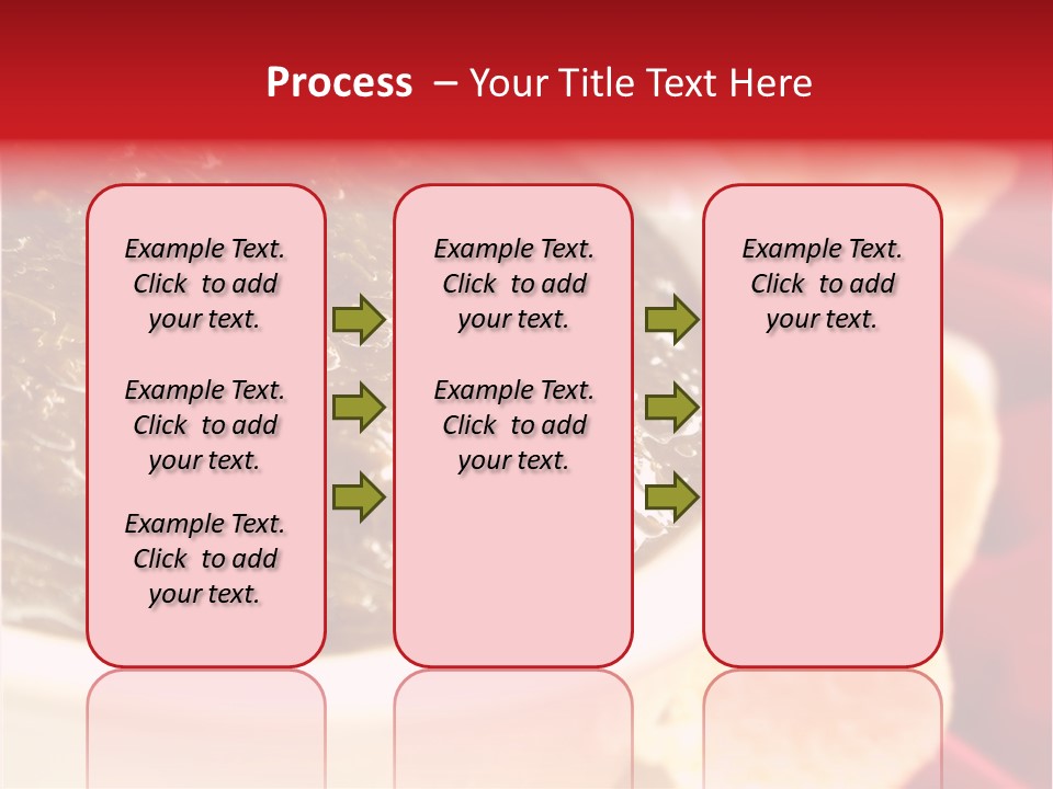 Ingredient Red Velvet Green PowerPoint Template