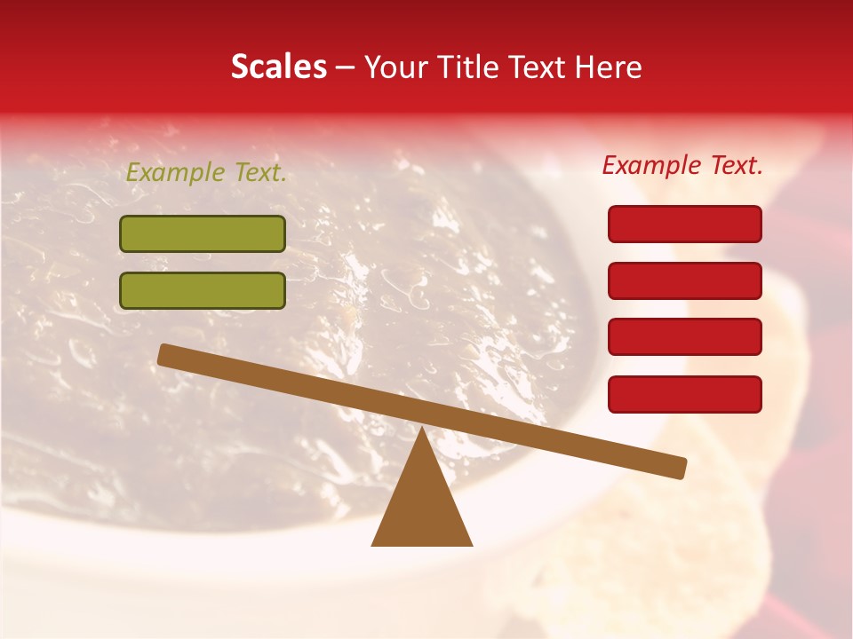 Ingredient Red Velvet Green PowerPoint Template