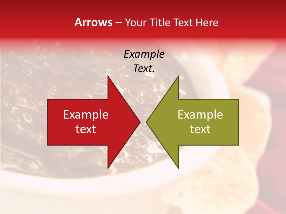 Ingredient Red Velvet Green PowerPoint Template