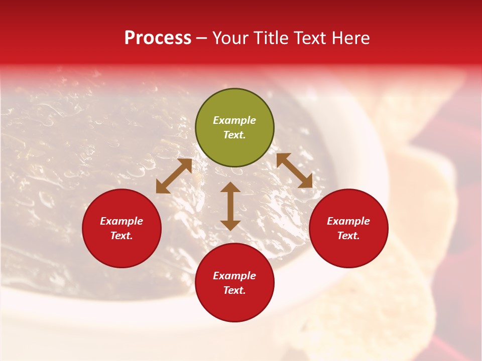 Ingredient Red Velvet Green PowerPoint Template