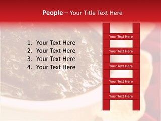Ingredient Red Velvet Green PowerPoint Template