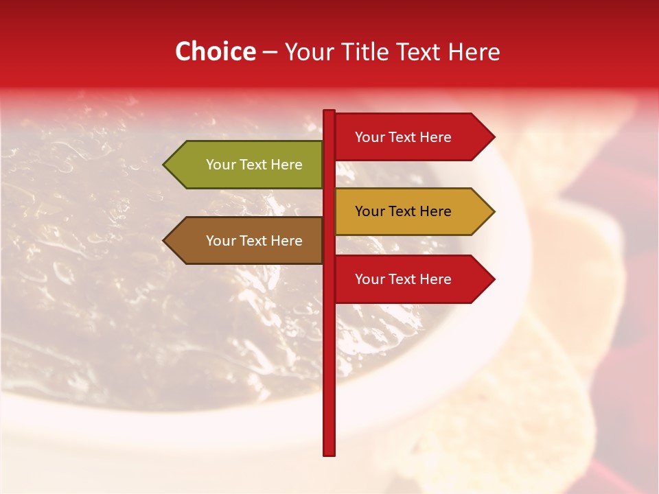 Ingredient Red Velvet Green PowerPoint Template