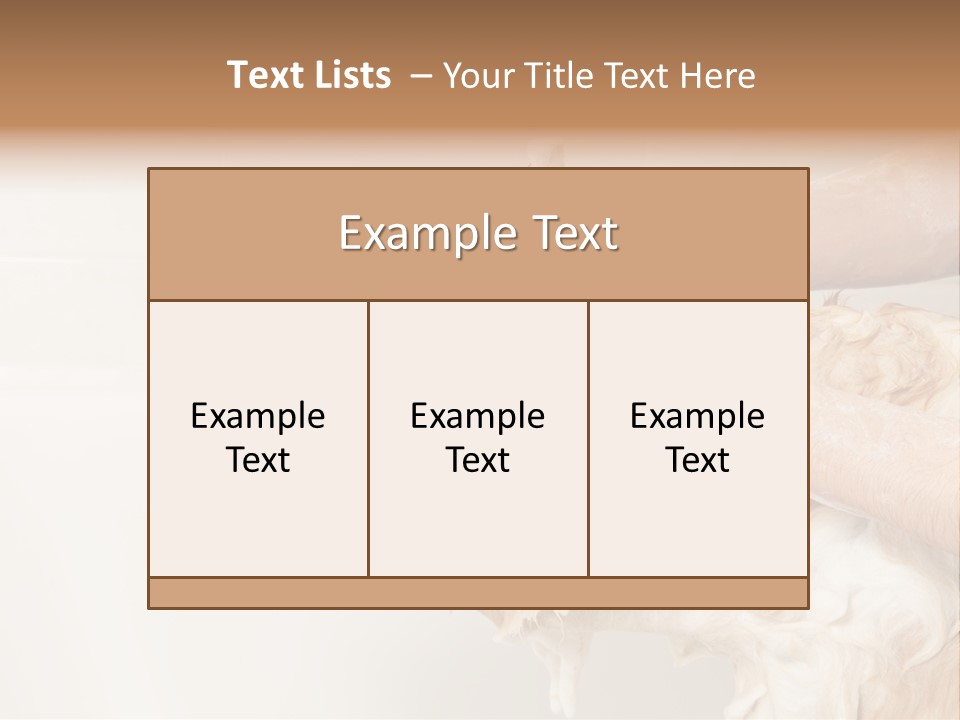 Grooming Shampoo Golden Retriever PowerPoint Template