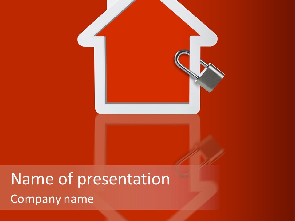 Structure Real Estate House PowerPoint Template