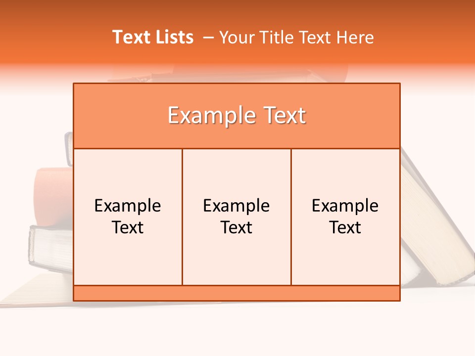 A Stack Of Books With Glasses On Top Of It PowerPoint Template