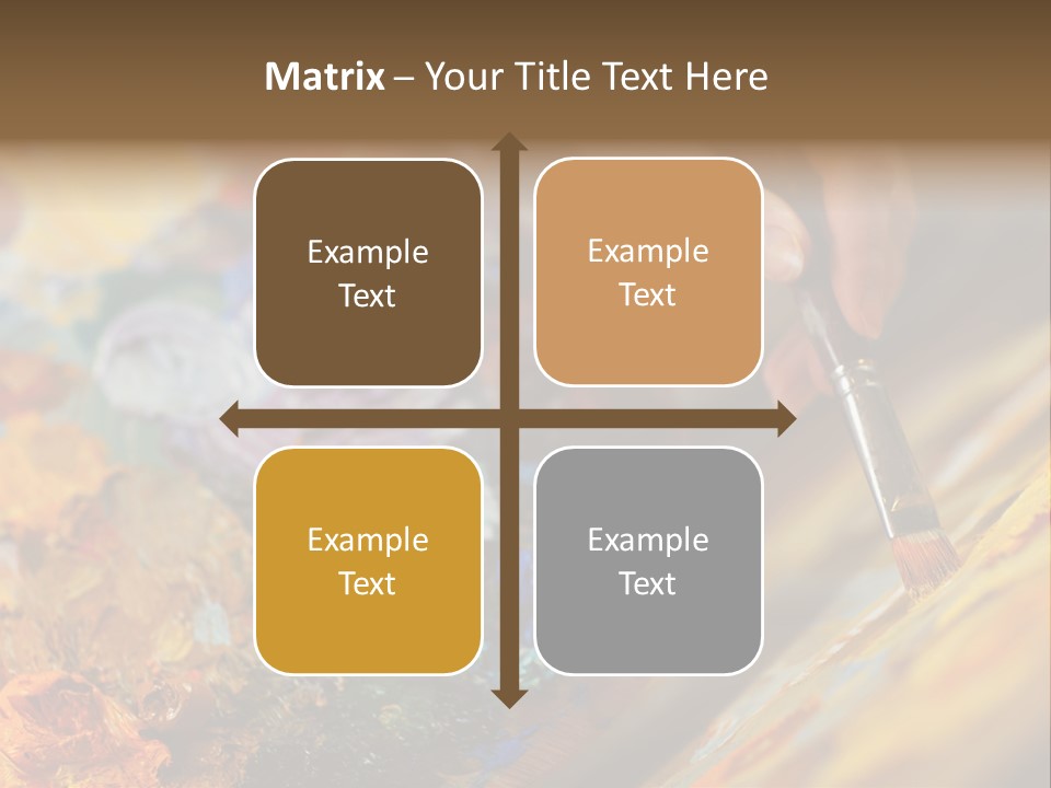 Food Napkin Leaf PowerPoint Template