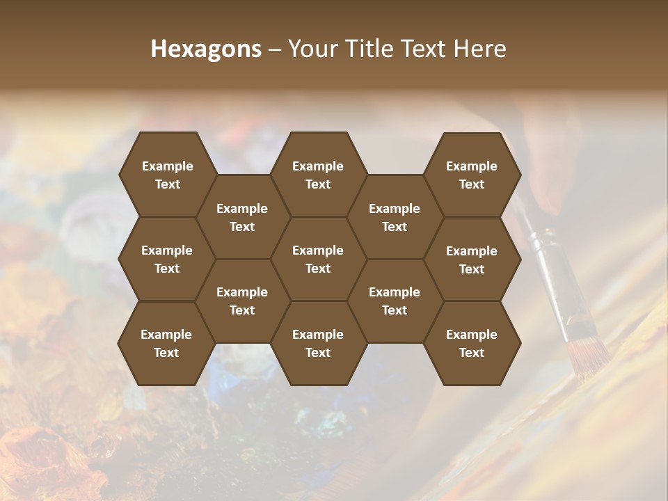 Food Napkin Leaf PowerPoint Template