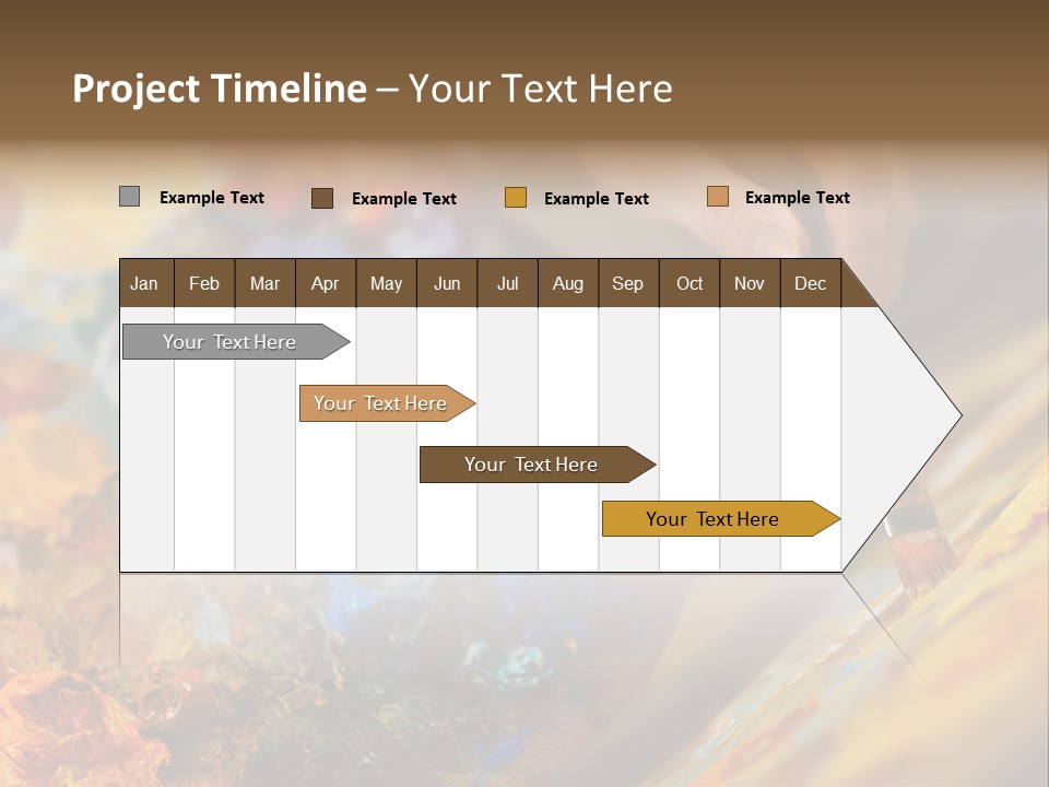 Food Napkin Leaf PowerPoint Template