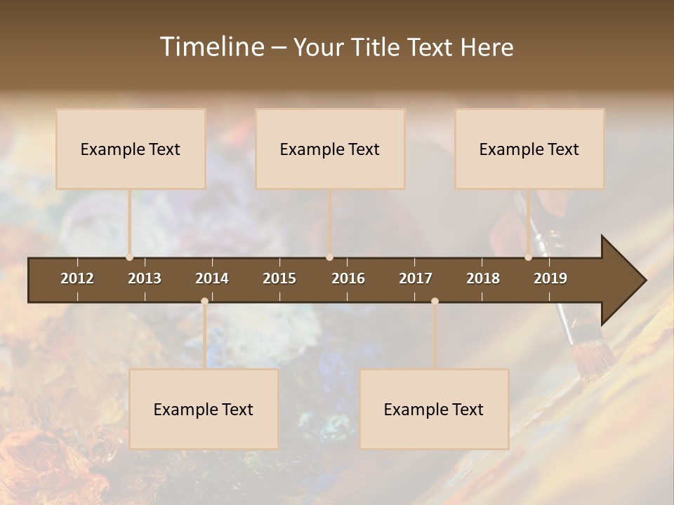Food Napkin Leaf PowerPoint Template