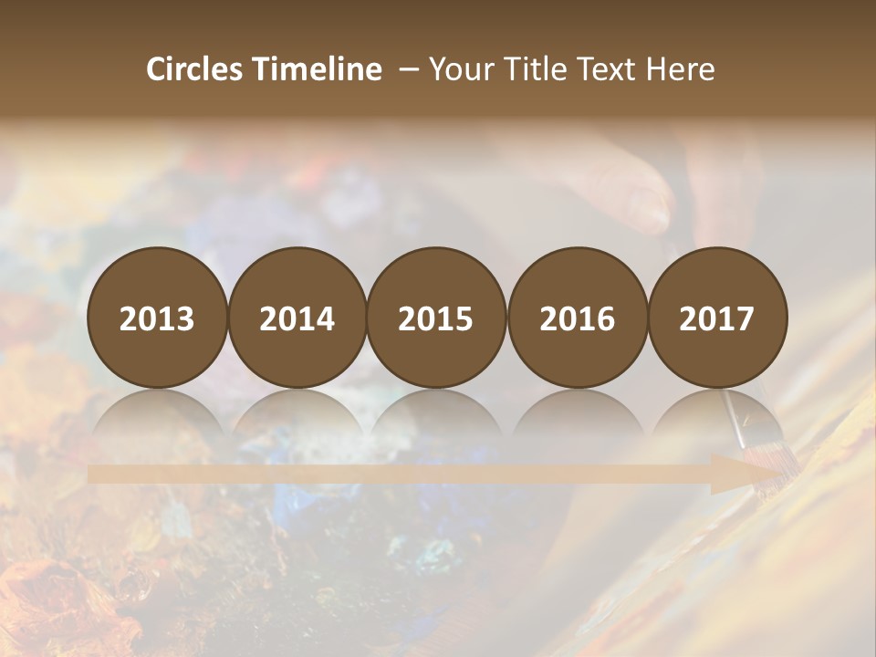 Food Napkin Leaf PowerPoint Template