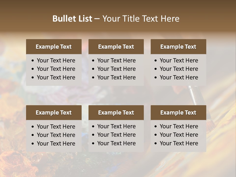 Food Napkin Leaf PowerPoint Template