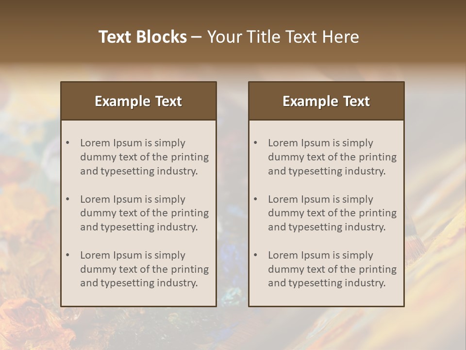 Food Napkin Leaf PowerPoint Template