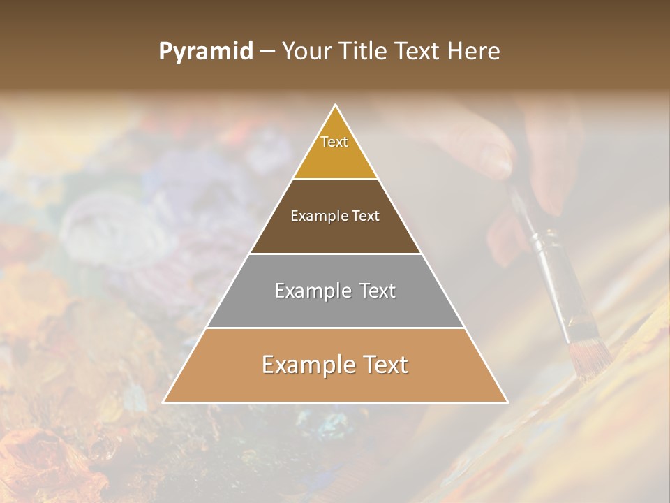 Food Napkin Leaf PowerPoint Template